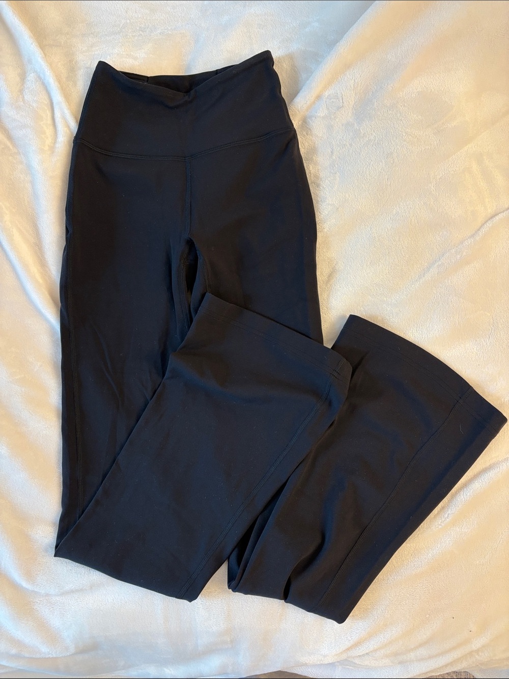 Lululemon Nulu Black High-Waist Yoga Flare Leggings